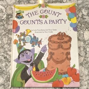 Vintage, 1980, The Count Counts a Party, Hardcover, Freudberg & Geiss